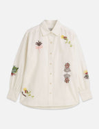 Chemise Embroidered Girlfriend - Eggnog