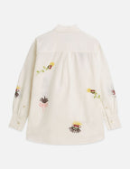 Chemise Embroidered Girlfriend - Eggnog