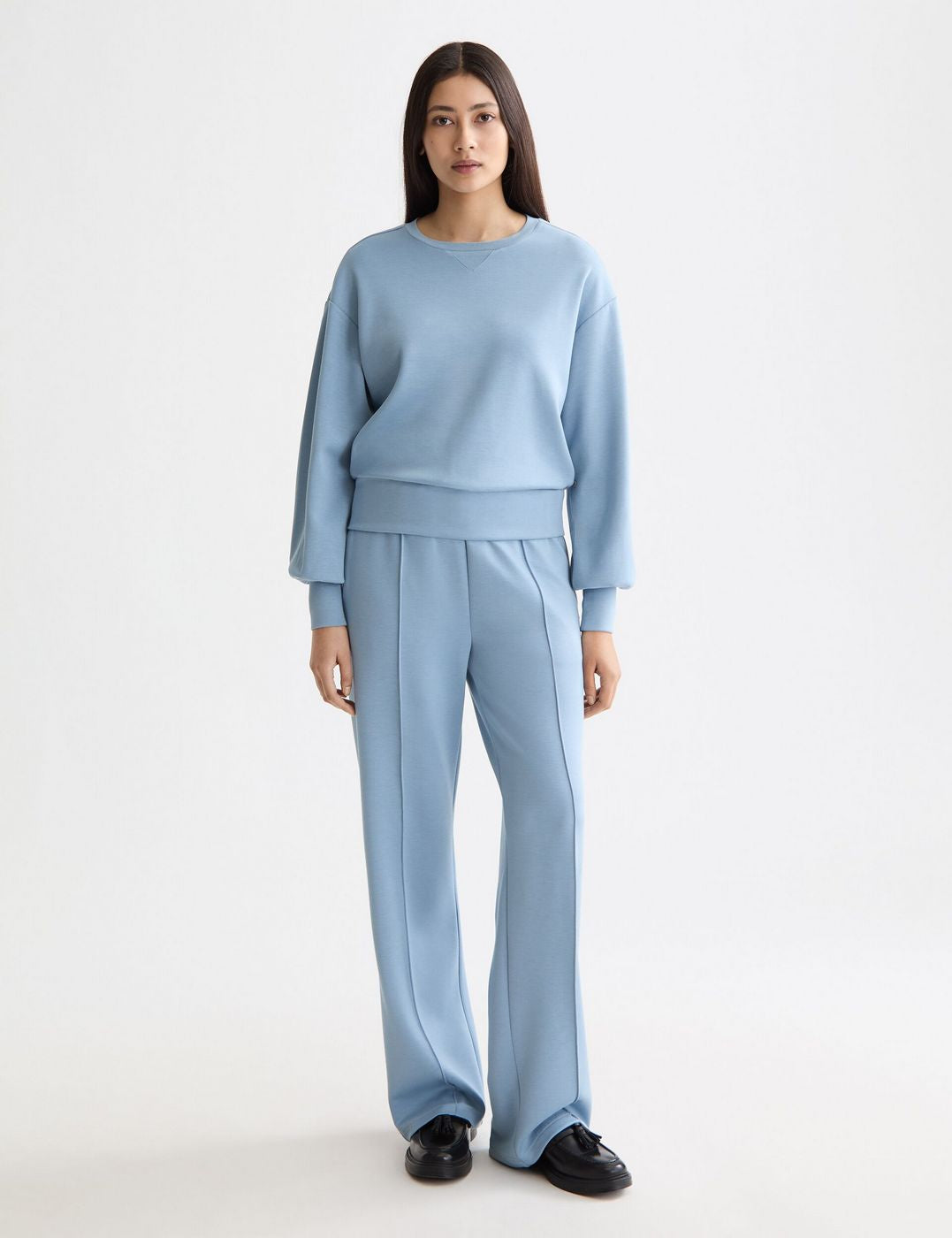 Modal Sweatshirt - Jean Délavé