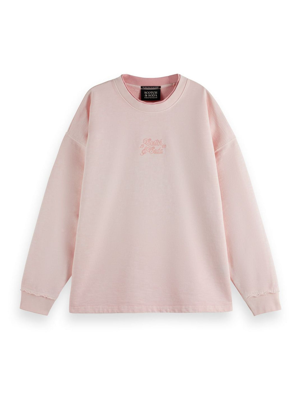 Styckfärgad Oversized Sweatshirt med Logotyp - Barely There