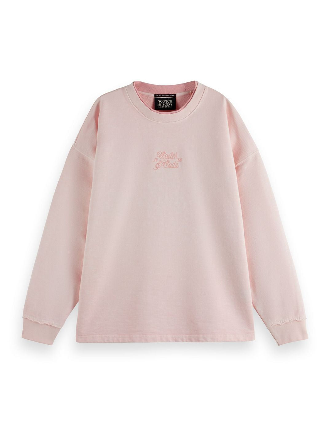 Styckfärgad Oversized Sweatshirt med Logotyp - Barely There