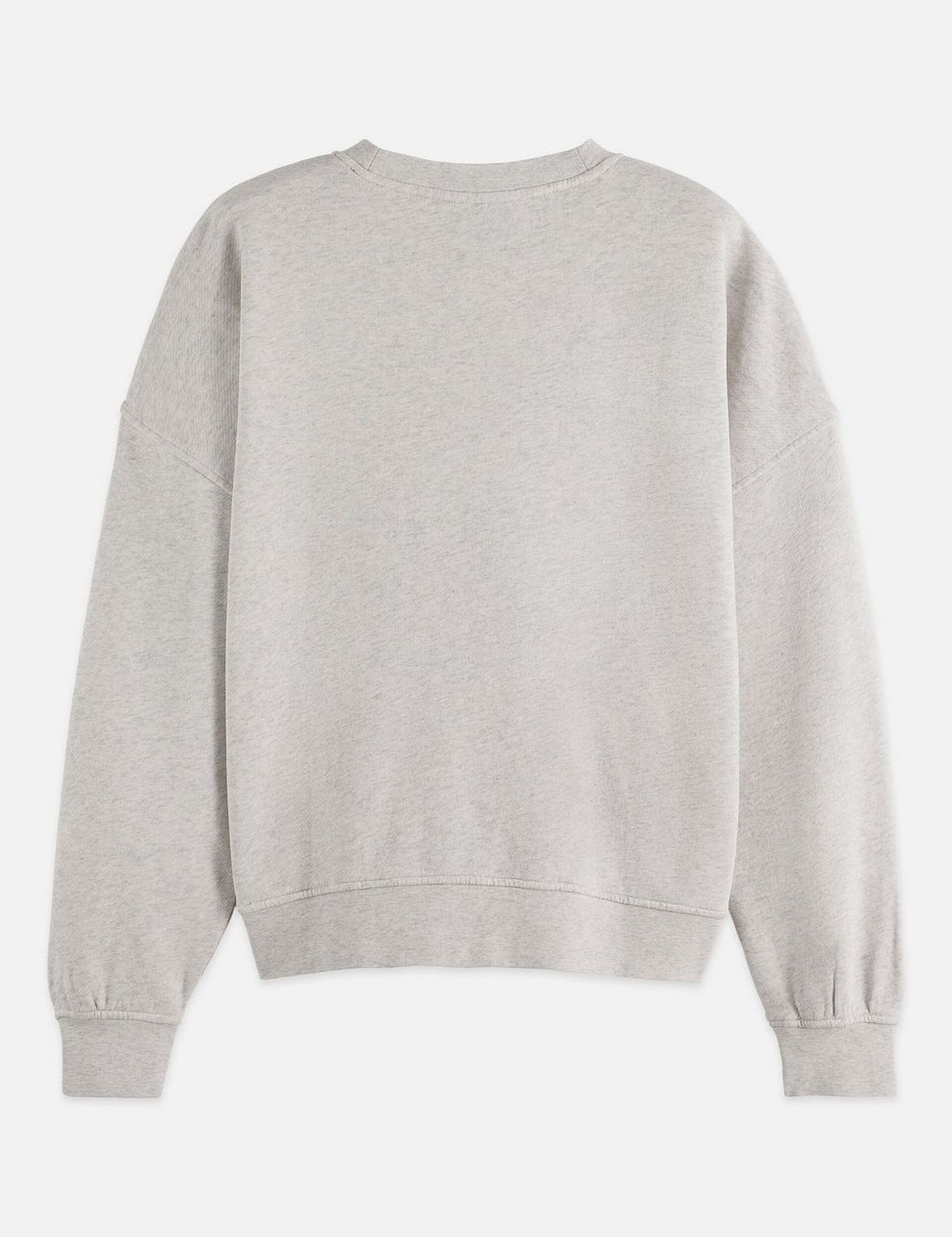 Sweat Denim Graphic Oversized Fit - Grey Melange