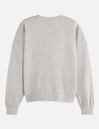 Sweat Denim Graphic Oversized Fit - Grey Melange