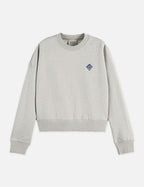 Sweat Embroidered Logo Relaxed Fit - Grey Melange