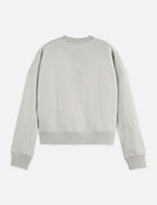Sweat Embroidered Logo Relaxed Fit - Grey Melange