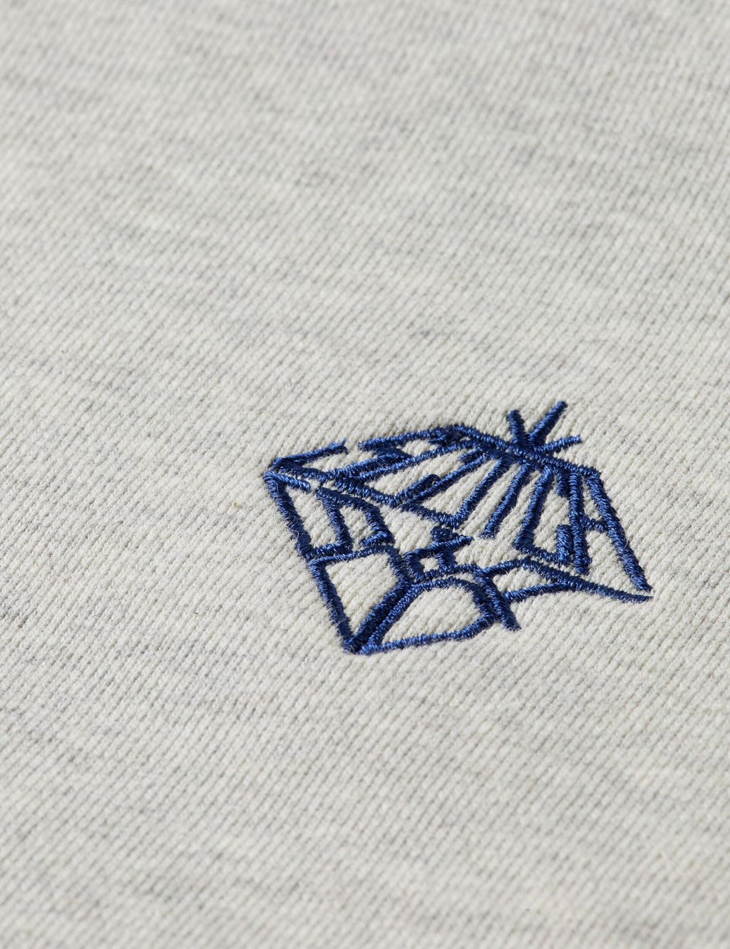 Sweat Embroidered Logo Relaxed Fit - Grey Melange
