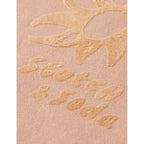 Sweat Relaxed Fit With Flock Print - Rose Dust