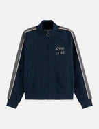 Sweat Zip Through Interlock - Carbon