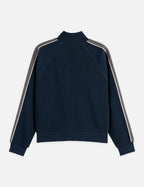 Sweat Zip Through Interlock - Carbon