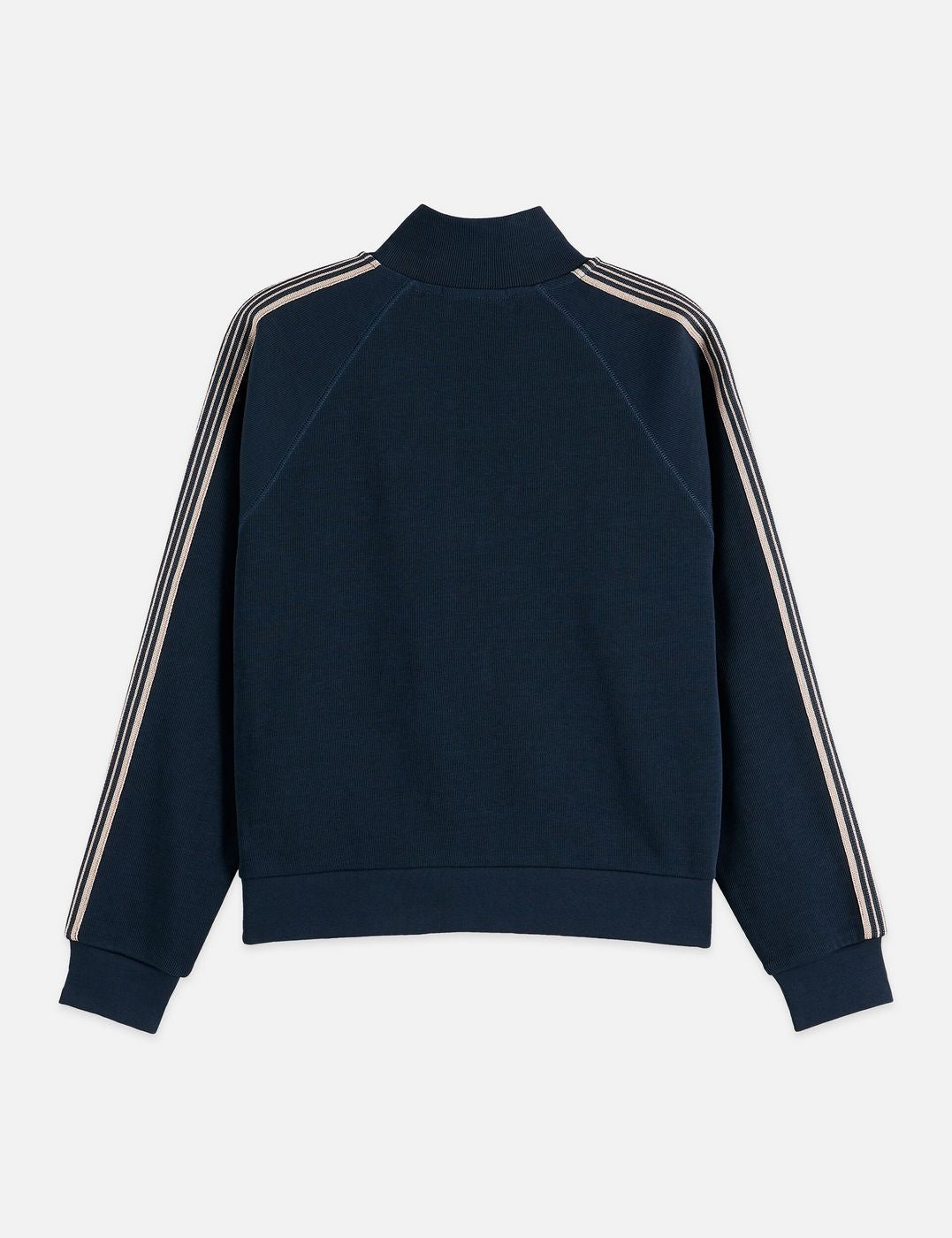 Sweat Zip Through Interlock - Carbon