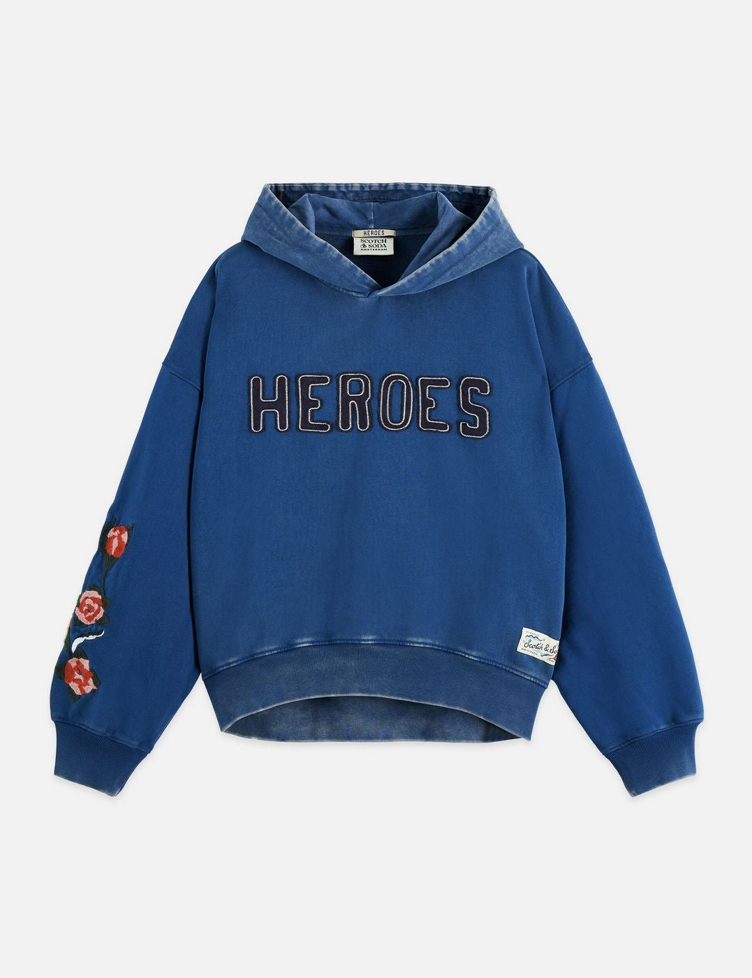 40 Years Washed Artwork Hoodie - Ensign Blue