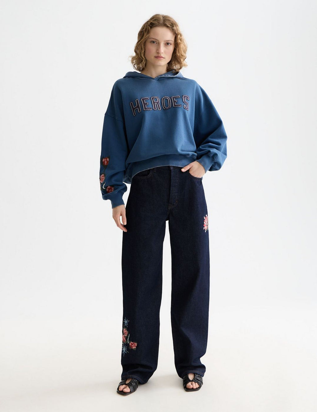 40 Years Washed Artwork Hoodie - Ensign Blue