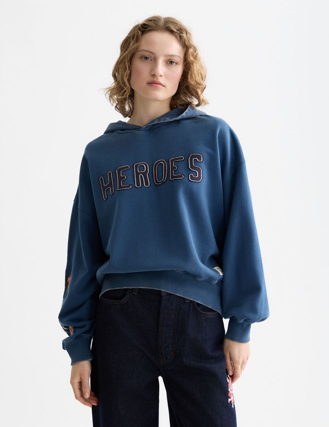 40 Years Washed Artwork Hoodie - Ensign Blue