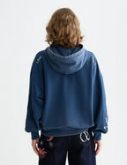 40 Years Washed Artwork Hoodie - Ensign Blue