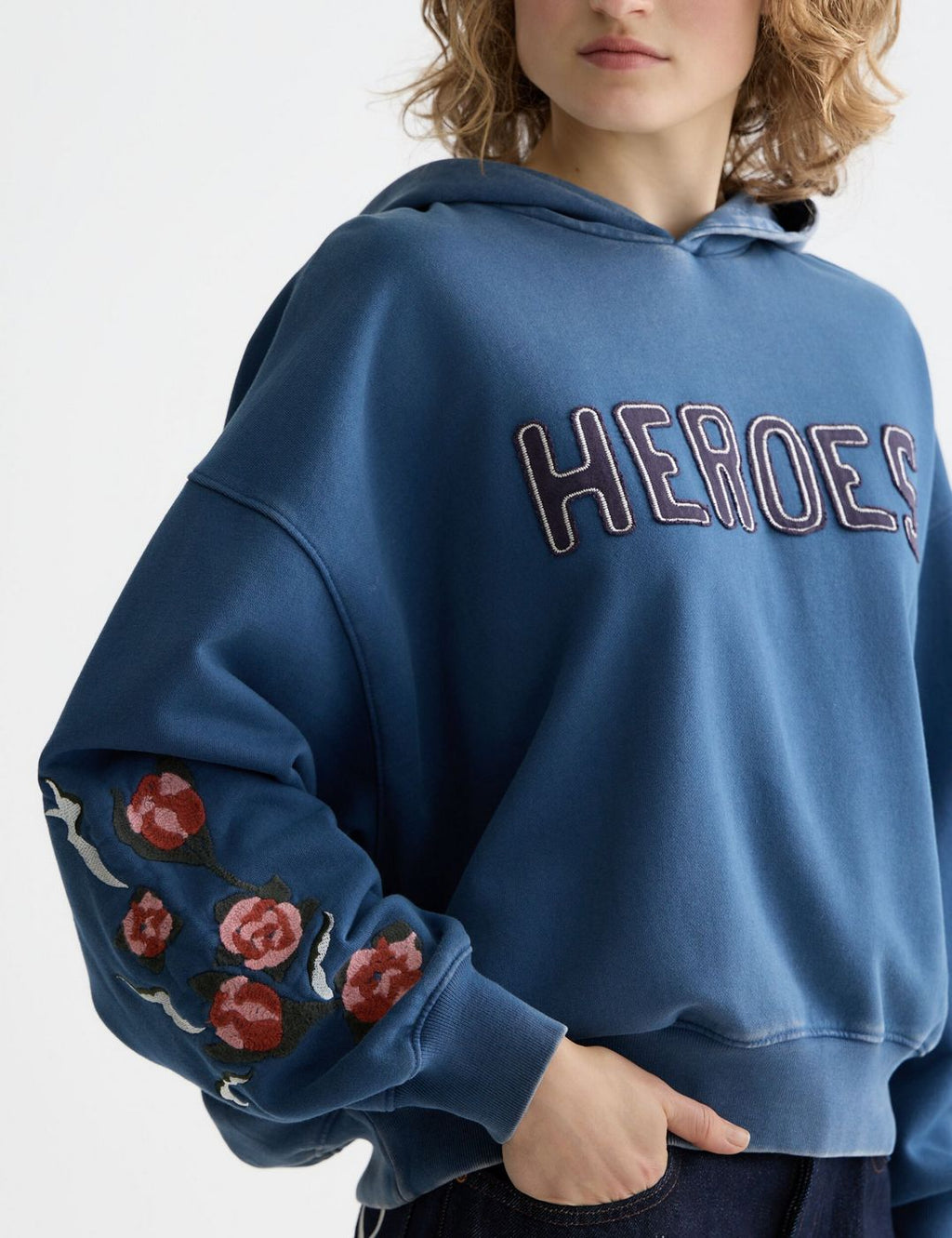 40 Years Washed Artwork Hoodie - Ensign Blue