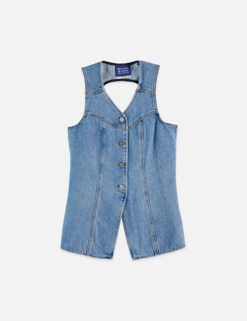 Top Denim With Western Seam Details — City Slicker - City Slicker
