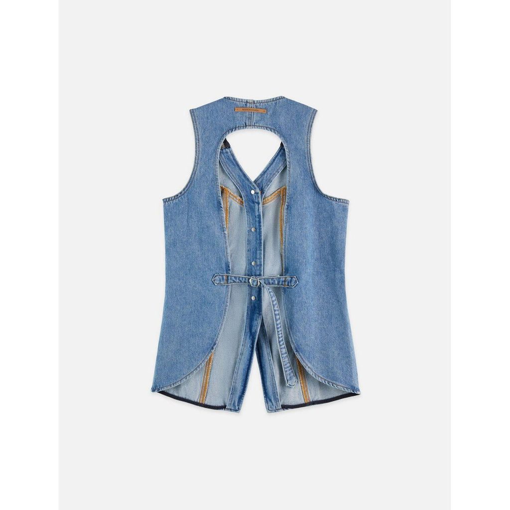 Top Denim With Western Seam Details — City Slicker - City Slicker