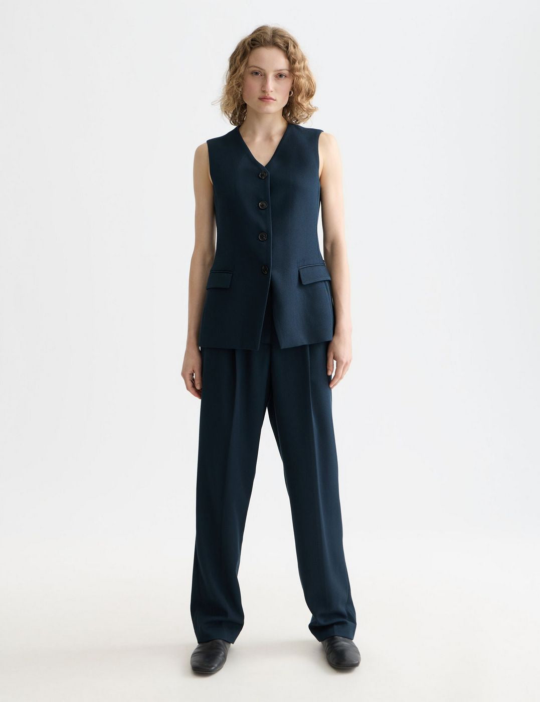 Tailored Gilet - Carbon