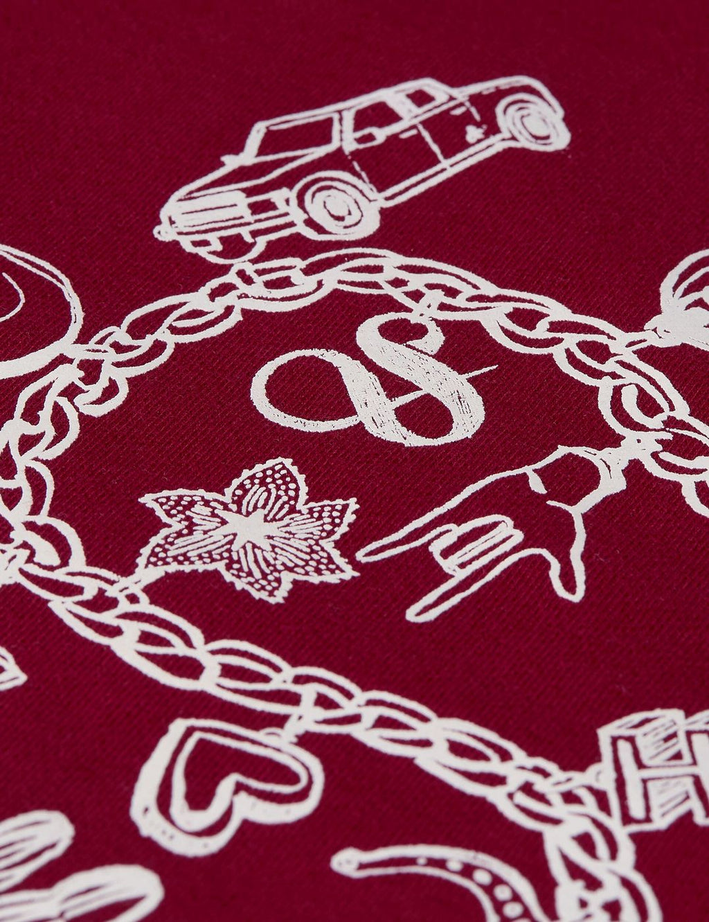 Sweat Chest Artwork Regular-Fit - Biking Red
