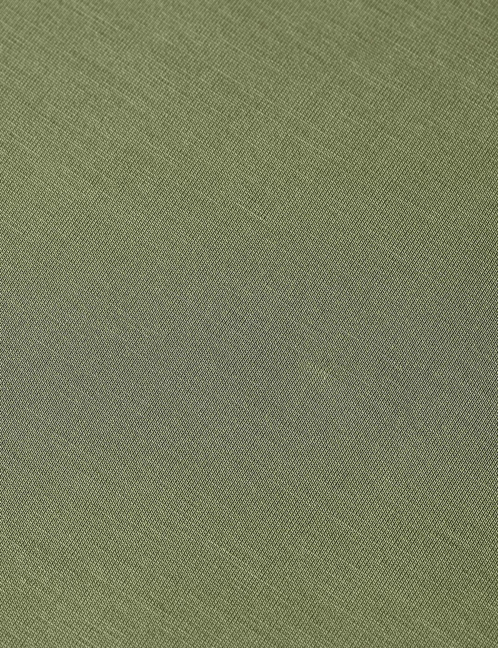Sweat Zip Through Tencel - Oil Green