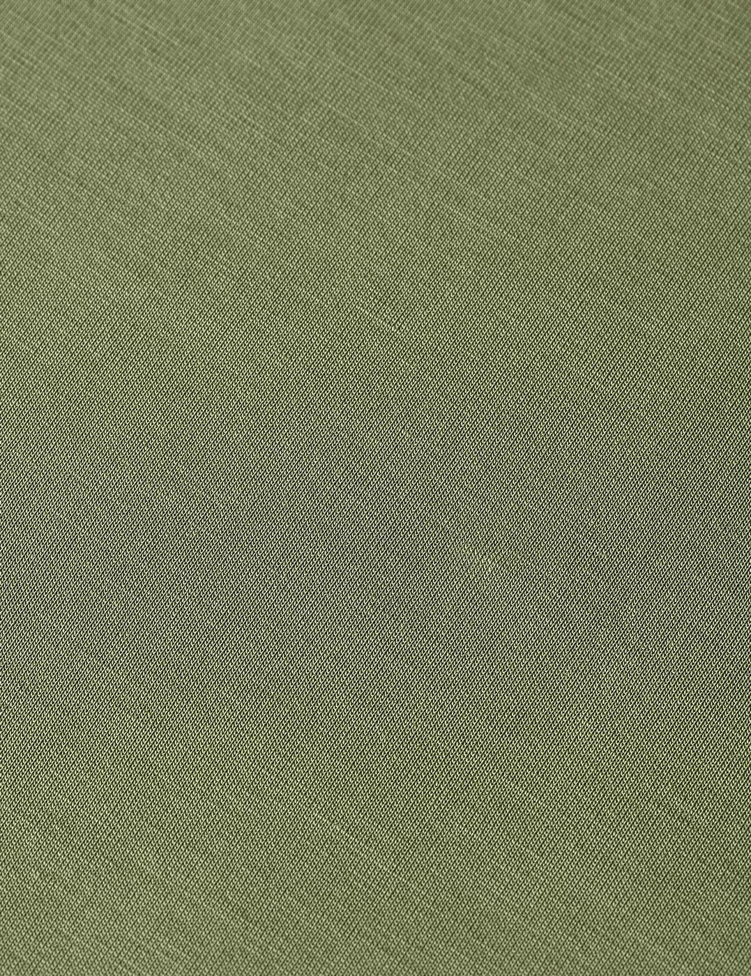 Sweat Zip Through Tencel - Oil Green