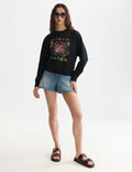 Sweat Artwork Relaxed-Fit - Meteorite