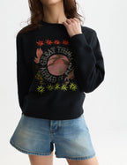 Sweat Artwork Relaxed-Fit - Meteorite
