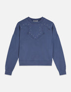 Sweat Studded Western Relaxed-Fit - Oceana