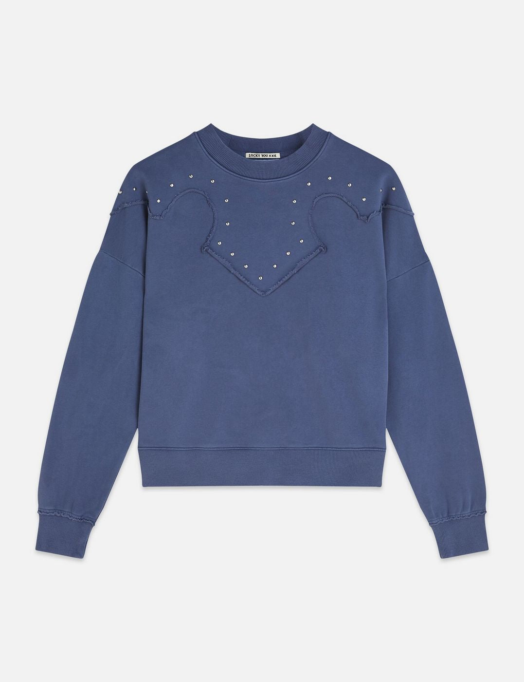 Sweat Studded Western Relaxed-Fit - Oceana