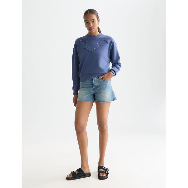 Sweat Studded Western Relaxed-Fit - Oceana