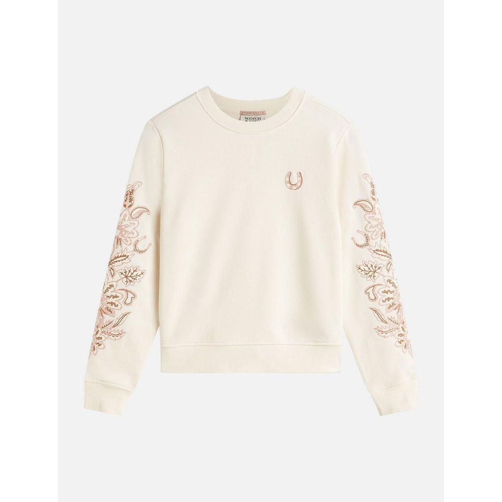Sweat Embroidered Regular-Fit - Eggnog