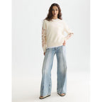 Sweat Embroidered Regular-Fit - Eggnog