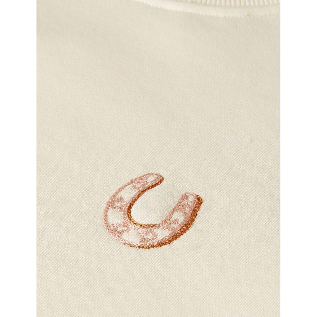 Sweat Embroidered Regular-Fit - Eggnog