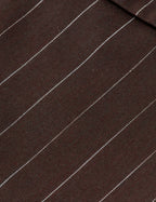 Dwurzędowa marynarka w paski z lureksem - Chocolate Plum