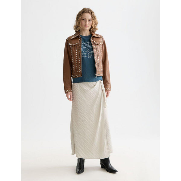 Veste Studded Leather - Cognac