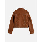 Veste Studded Leather - Cognac