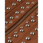 Veste Studded Leather - Cognac