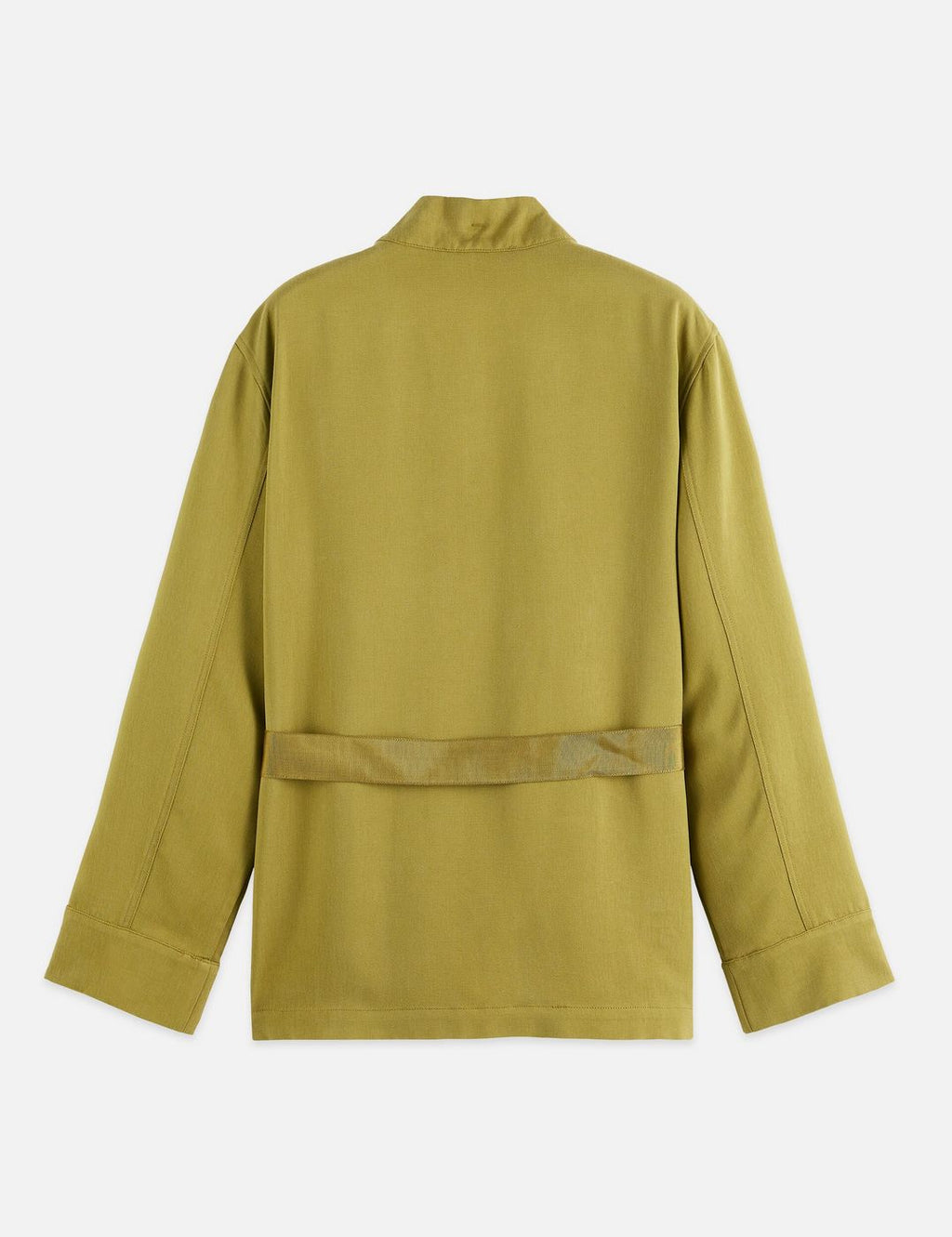 Blazer Viscose Twill Belted - Green Moss