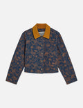 Embroidered Cotton Jacket - Lucky Bandana Dress Blues