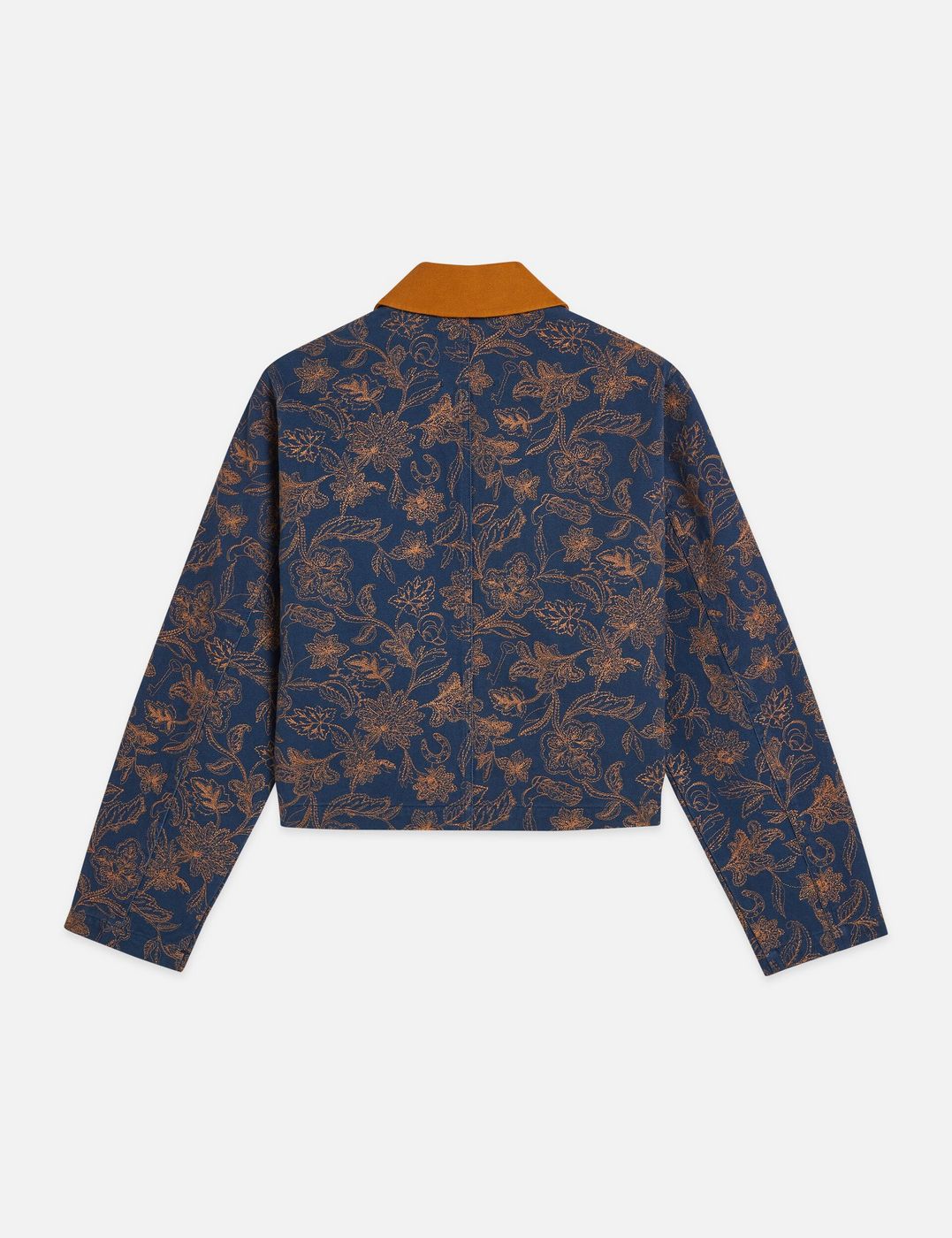 Embroidered Cotton Jacket - Lucky Bandana Dress Blues