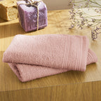 Serviettes Invité "Spa" - 100% Coton - Blush