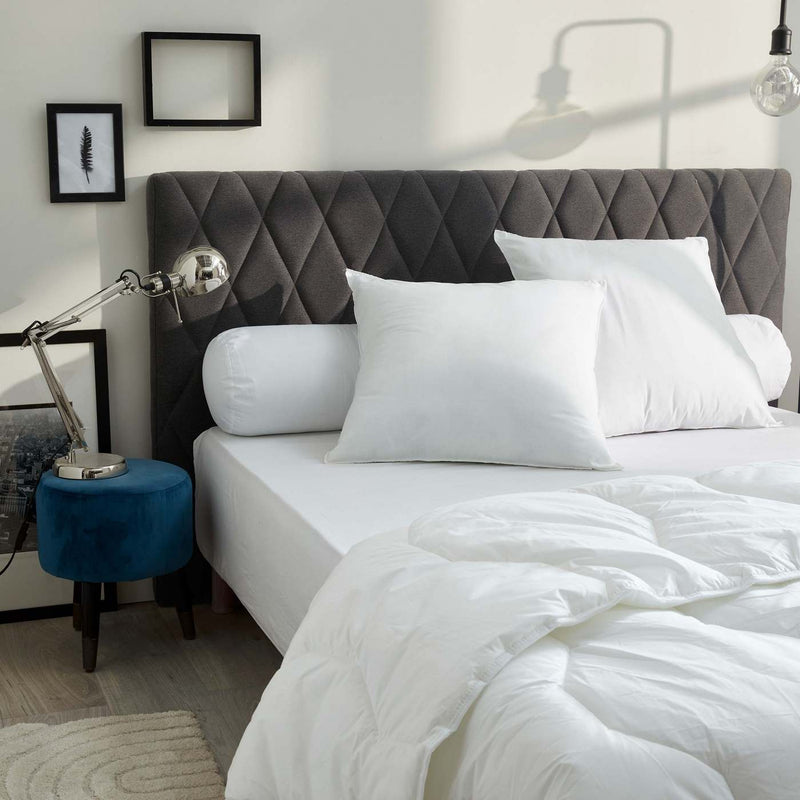 Lot De 2 Oreillers Gamme "Douceur" - Blanc