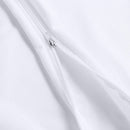 Lot De 2 Protèges Oreiller - Éponge Imperméable Anti-Acariens - Blanc