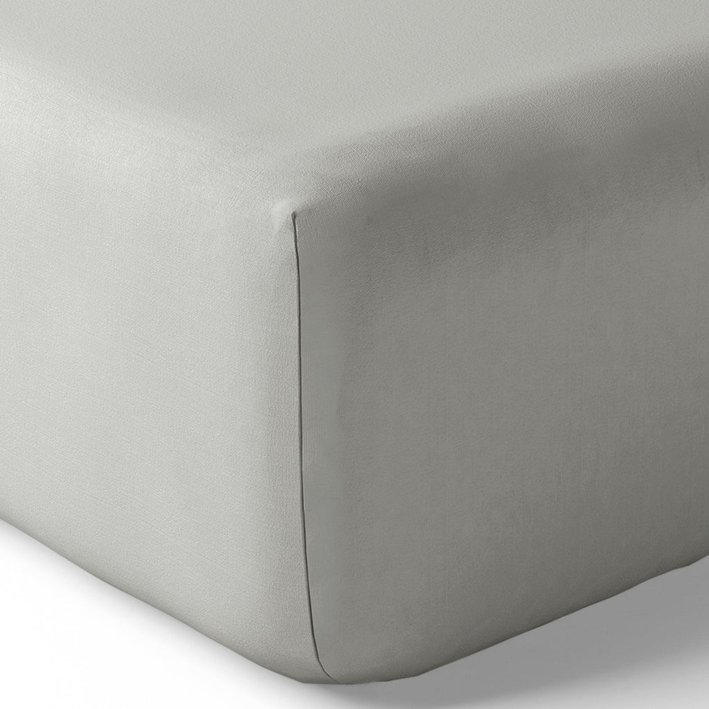 Fitted Sheet - 100% Percale Cotton - Pearl