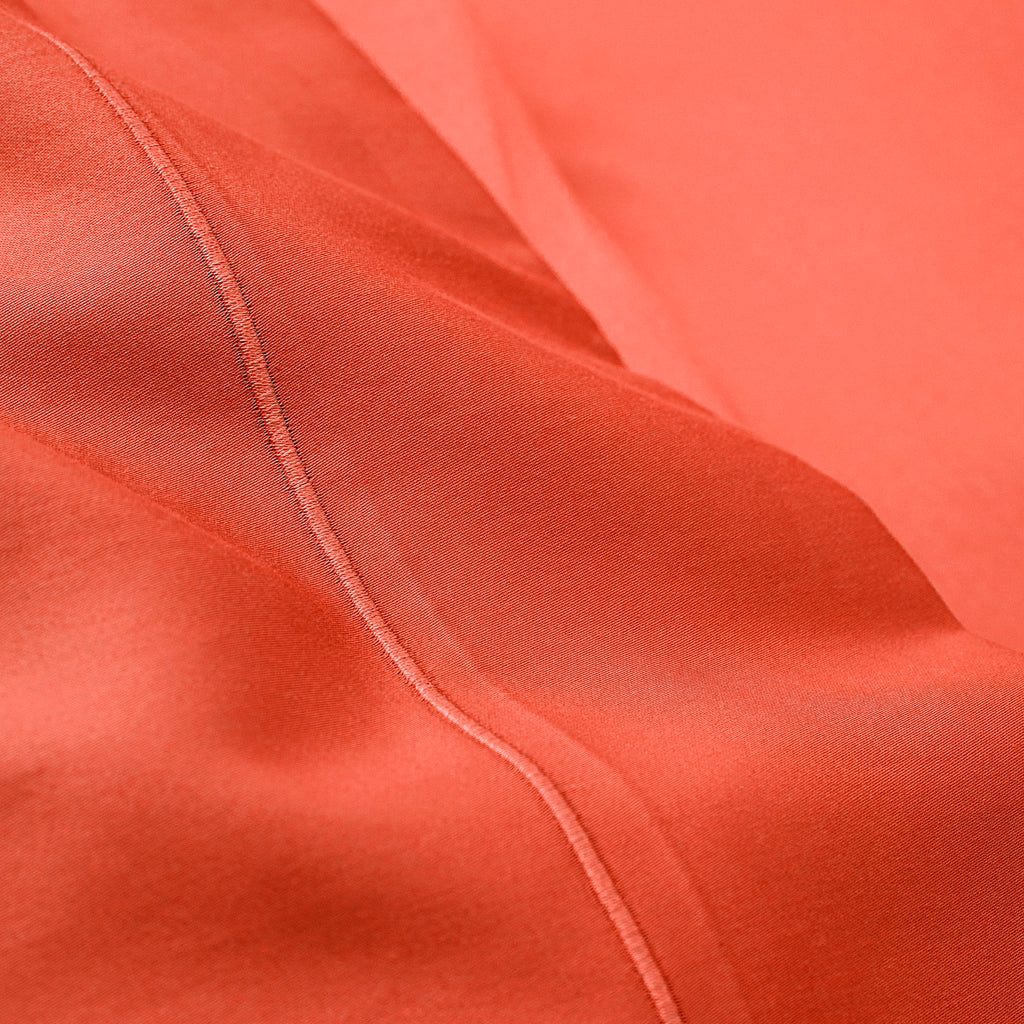Flat Sheet - 100% Cotton Percale - Terracotta