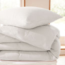 Comforter Set (Cover + Pillowcases) - 100% Cotton Gauze - Snow