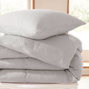 Comforter Set (Cover + Pillowcases) - 100% Cotton Gauze - Pearl