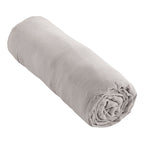 Sábana bajera de gasa de algodón - Perla
