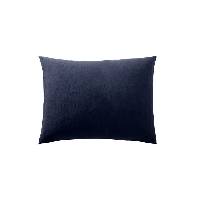 Taie D'Oreiller - Gaze De Coton - Bleu Nuit