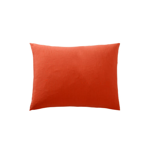 Taie D'Oreiller - Gaze De Coton - Terracotta